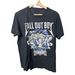 Fall Out Boys Wintour 2016 Graphic Black T-shirt 2016 *Dimensions In Pictures**